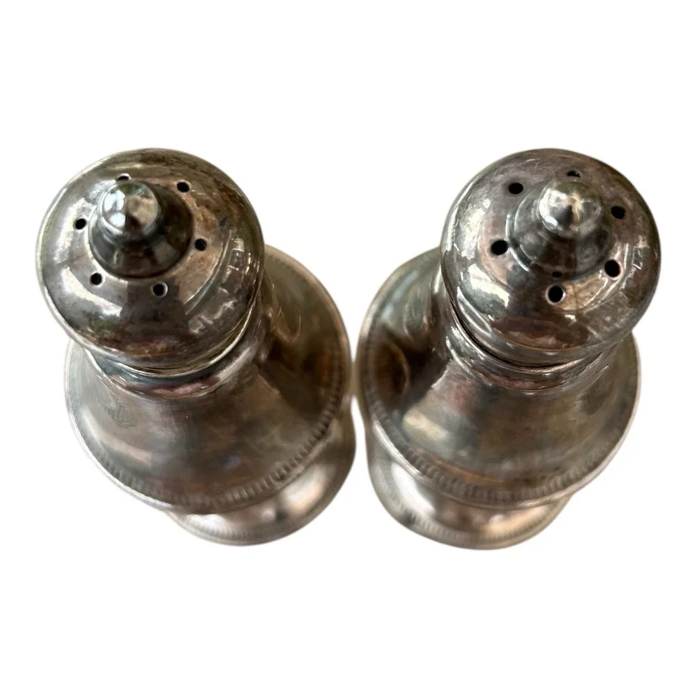 Vintage DUCHIN CREATION Sterling‎ Silver Salt & Pepper Shakers